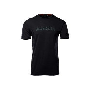 LightWool 140 classic tee Logo M’s Jet black