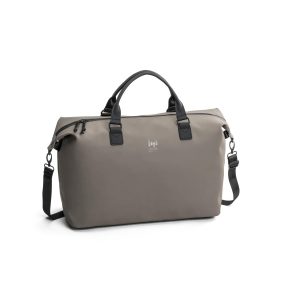 Weekendbag Dull rubber PU Taupe