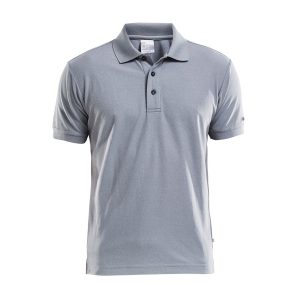 Polo Shirt Pique Classic M Grey Melange
