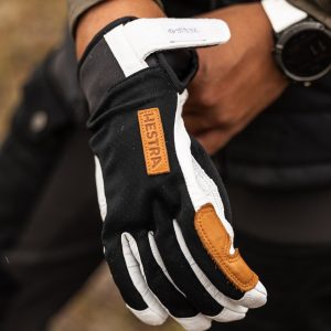 Ergo Grip Active Wool Terry – 5 finger Black & offwhite