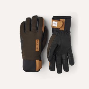 Ergo Grip Active Wool Terry – 5 finger Dark Forest/Black