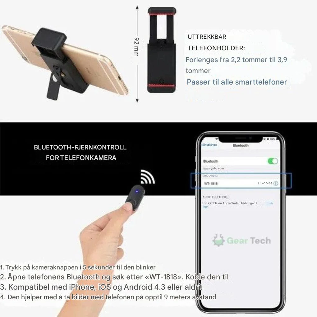 Bluetooth-selfiestativ - Image 6