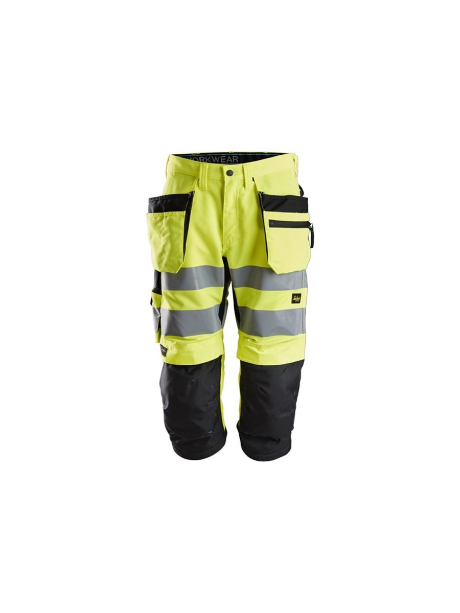 LiteWork+, High-Vis Piratbukse Kl. 2 Gul - Image 2