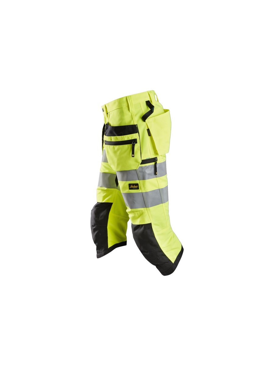 LiteWork+, High-Vis Piratbukse Kl. 2 Gul - Image 5