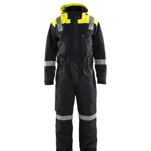 Vinterkjeledress Svart/Gul