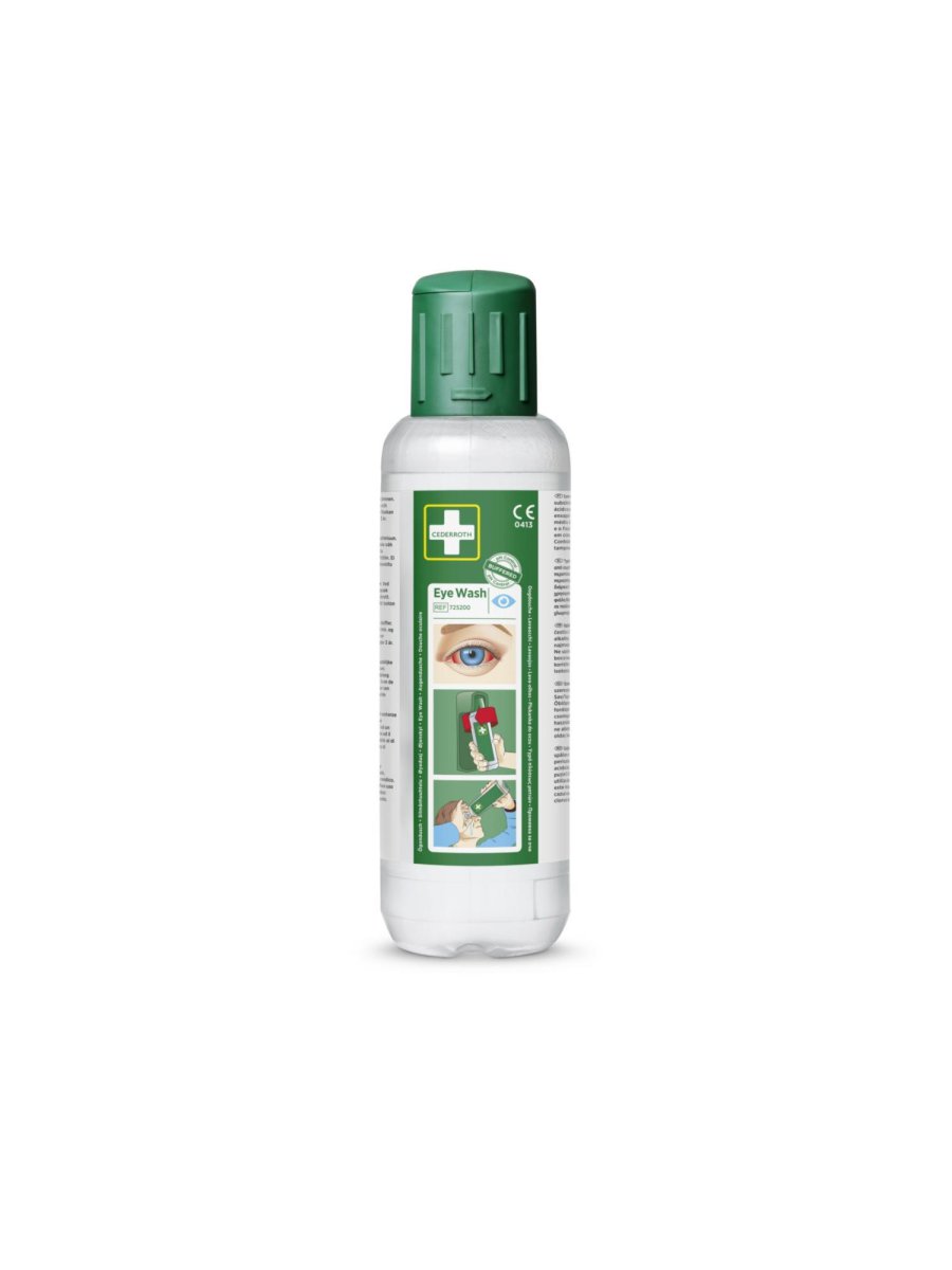 Øyeskylleflaske Cederroth 2X500ml 0,9% NK - Image 3