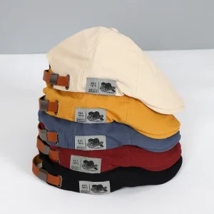Menns Justerbar Beret – Moderne & Elegant