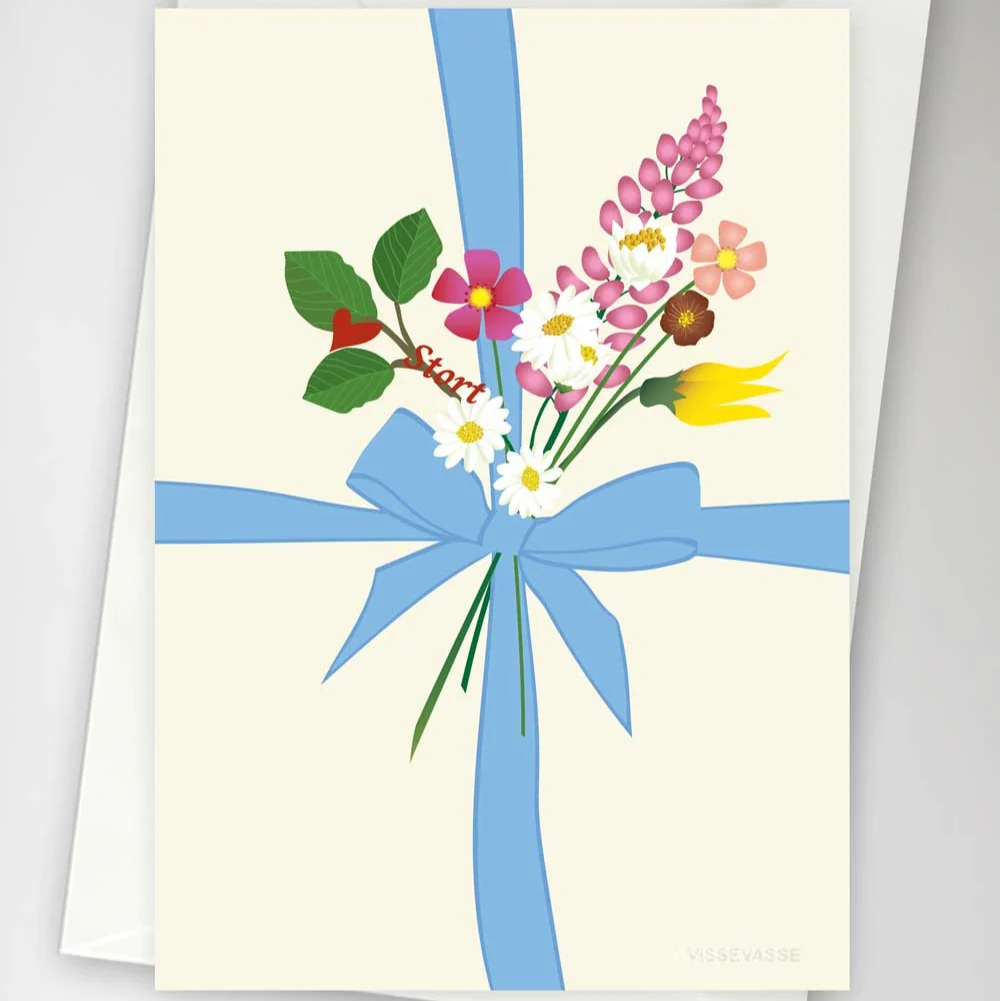 GIFT WHITE WRAPPING - Kort