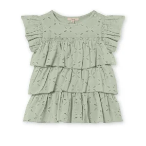 Harper Top - Aqua Gray