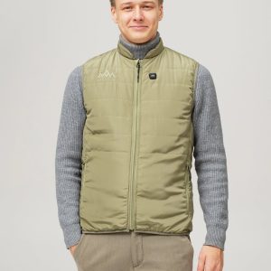 HeatX Heated Everyday Vest Lichen Green